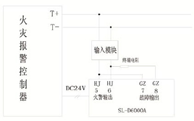 JTW-LD-SL-D6000A火災(zāi)探測(cè)器接線方式
